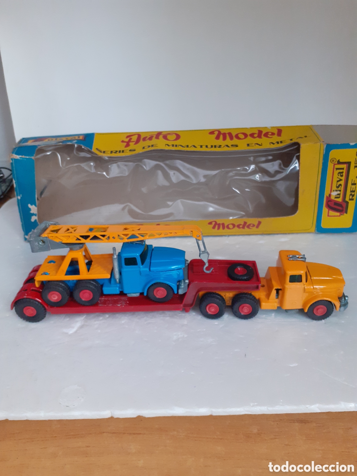 Coches a escala: GUISVAL CONJUNTO GRUA Y TRAYLER SCAMELL EN CAJA
