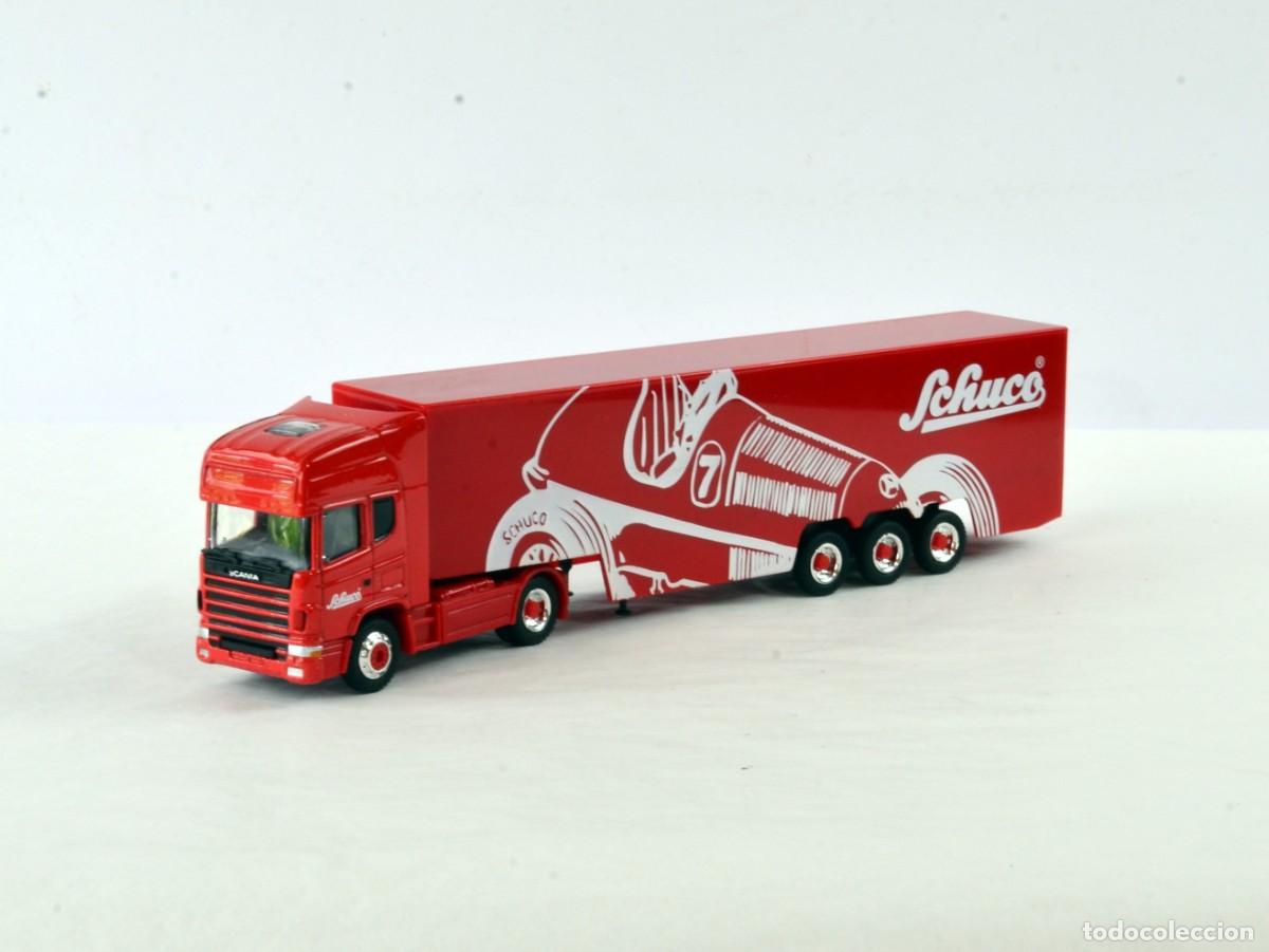Coches a escala: Schuco Junior Line Escala 1:87 H0 Cami&oacute;n Articulado Scania Schuco Impecable con Caja