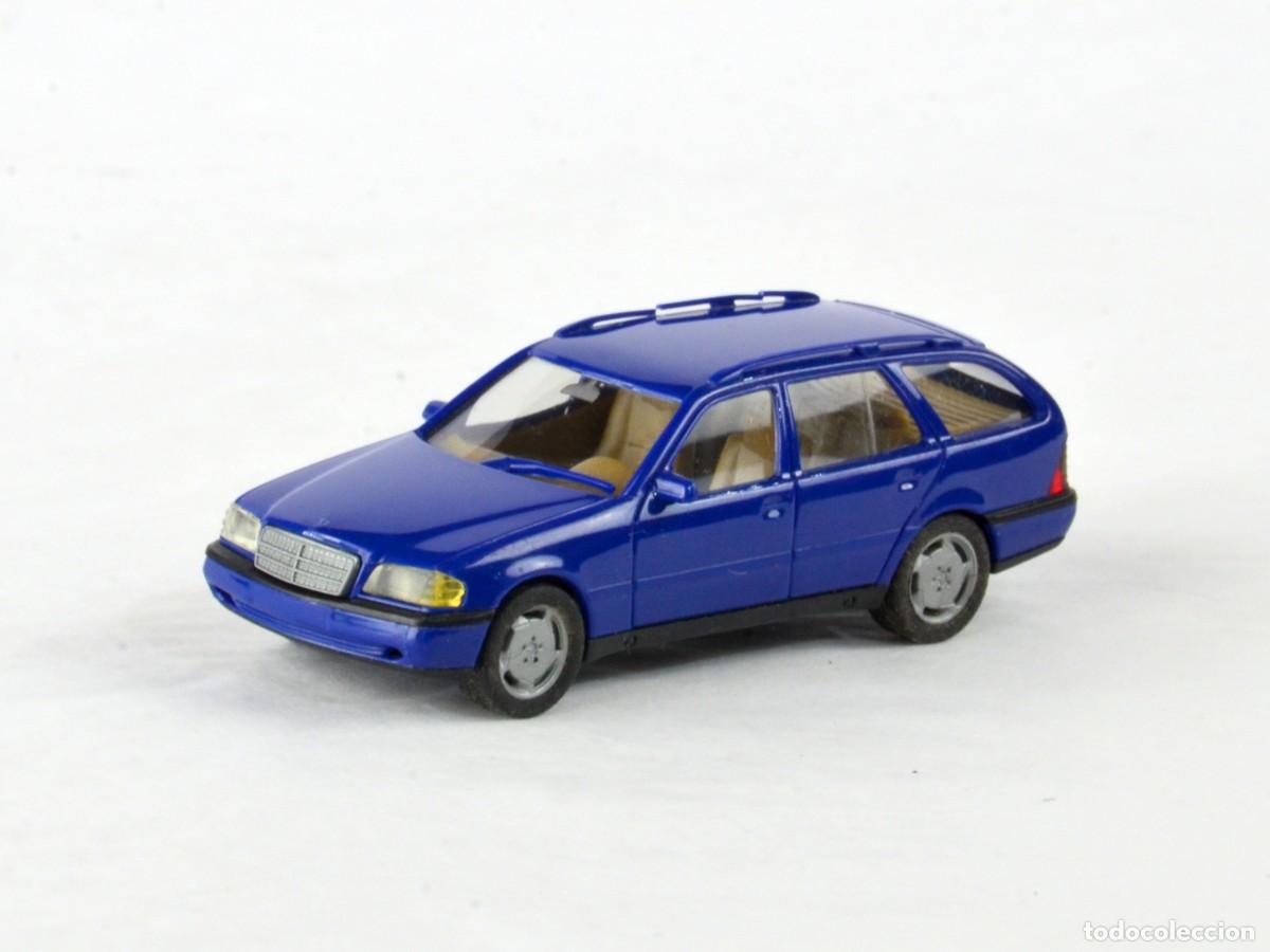 Coches a escala: Herpa Escala 1:87 H0 Mercedes Benz Clase C T Azul