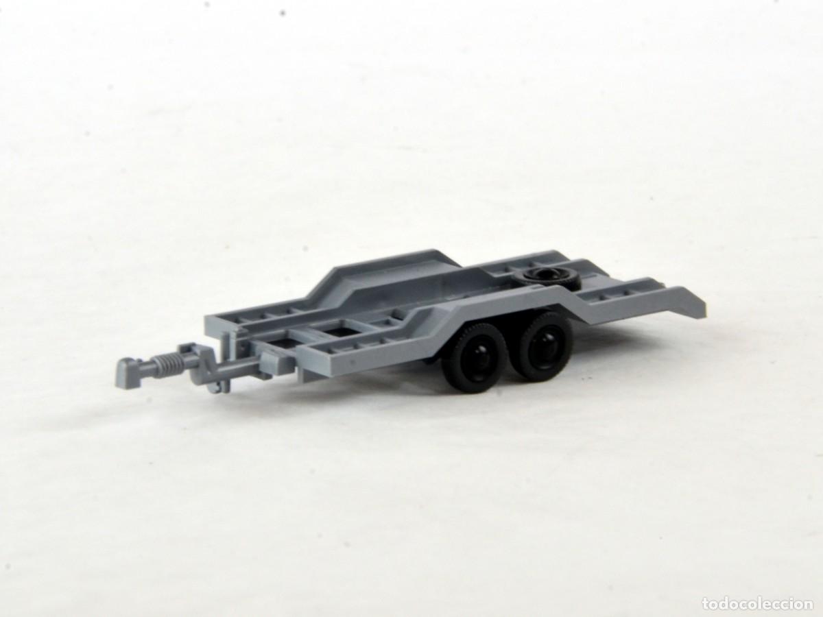 Coches a escala: Wiking Escala 1:87 H0 Remolque Transporte de Coches Gris