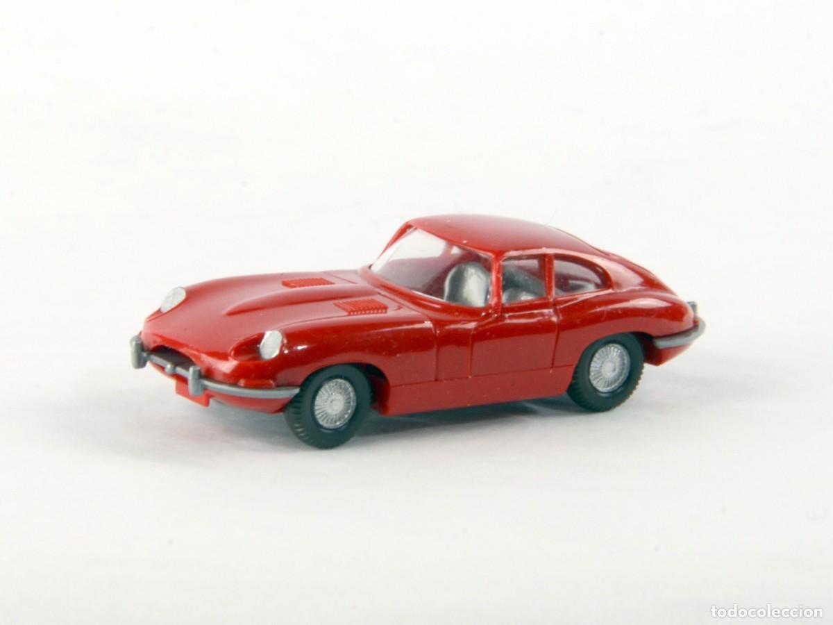 Coches a escala: Wiking Escala 1:87 H0 Jaguar E Type, 1969 - 94, Rojo