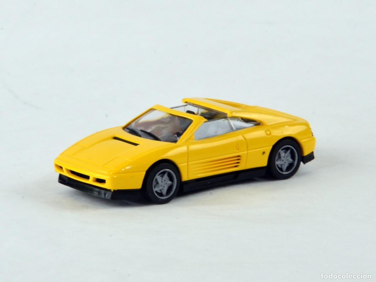 Coches a escala: Wiking Escala 1:87 H0 Ferrari 348TS Amarillo