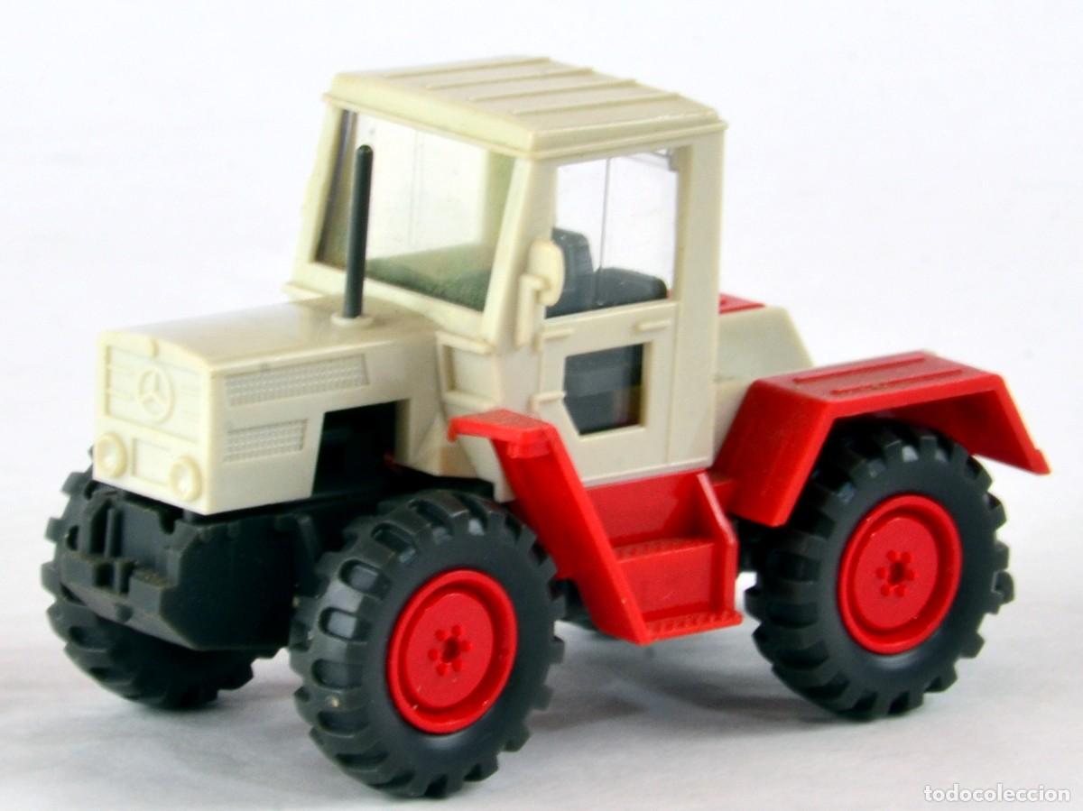 Coches a escala: Wiking Escala 1:87 H0 Tractor MB Trac Blanco