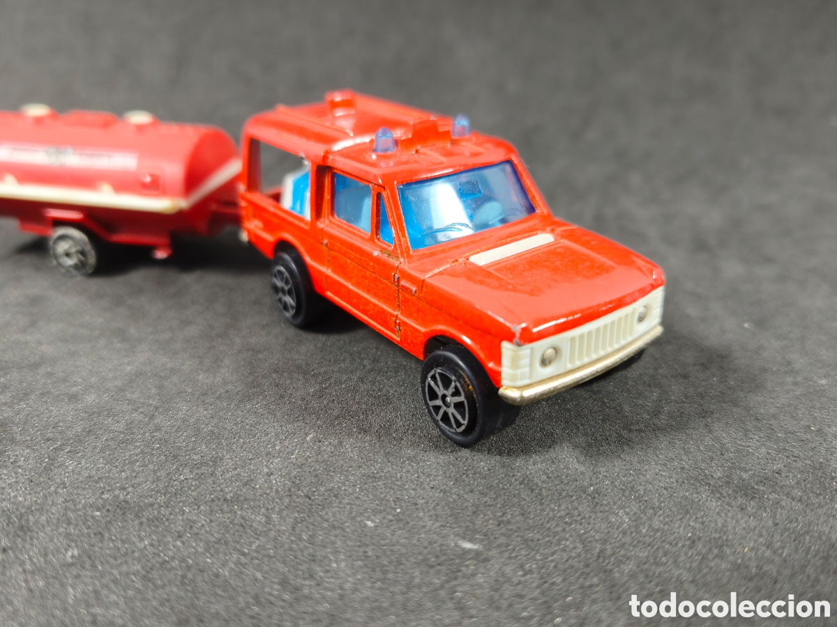Coches a escala: Range Rover de bomberos con cisterna de Majorette - Foto 2