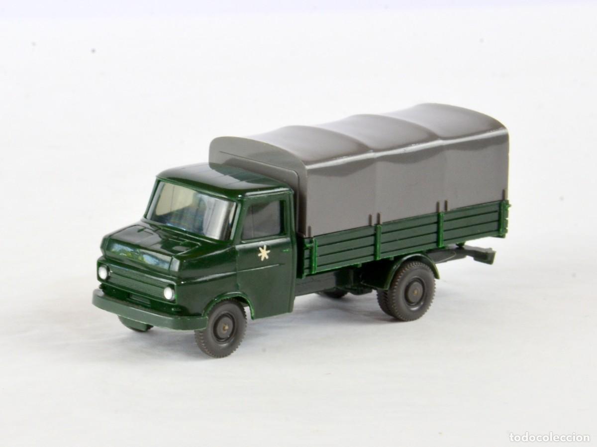 Coches a escala: Wiking Escala 1:87 H0 Antiguo Opel Blitz 1965 Polizei 1973 - 82