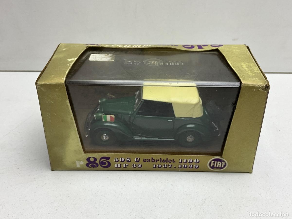Coches a escala: COCHE BRUMM SERIE ORO R 86 FIAT 508 C CABRIOLET 1100 HP 32 - MADE IN ITALY