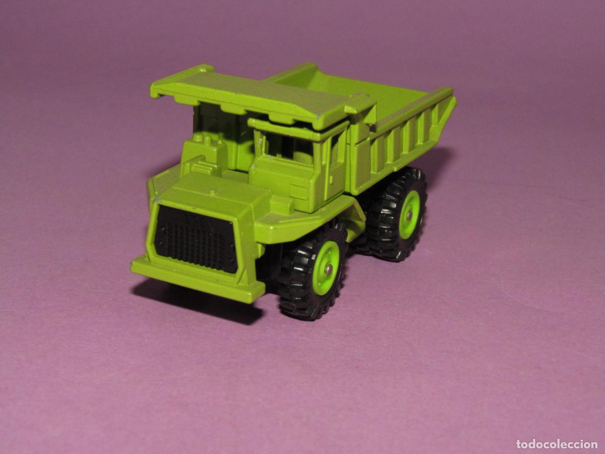Model Cars: Antiguo TEREX DUMPER Diecast en Escala 1/119 TOMICA Fabricado en JAP&Oacute;N por TOMY- A&ntilde;os 1970s.