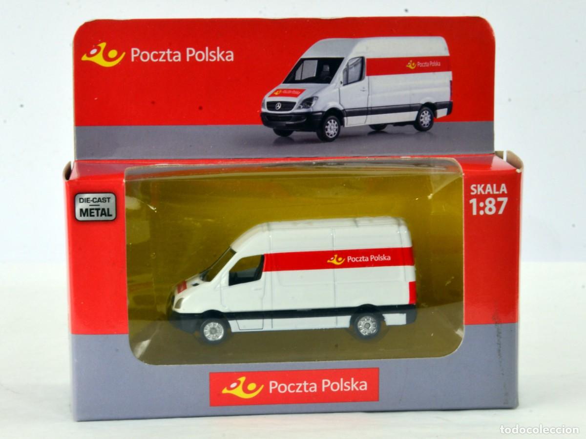 Coches a escala: FH Daffi Escala 1:87 H0 Mercedes Benz Sprinter Poczta Polska Impecable con caja