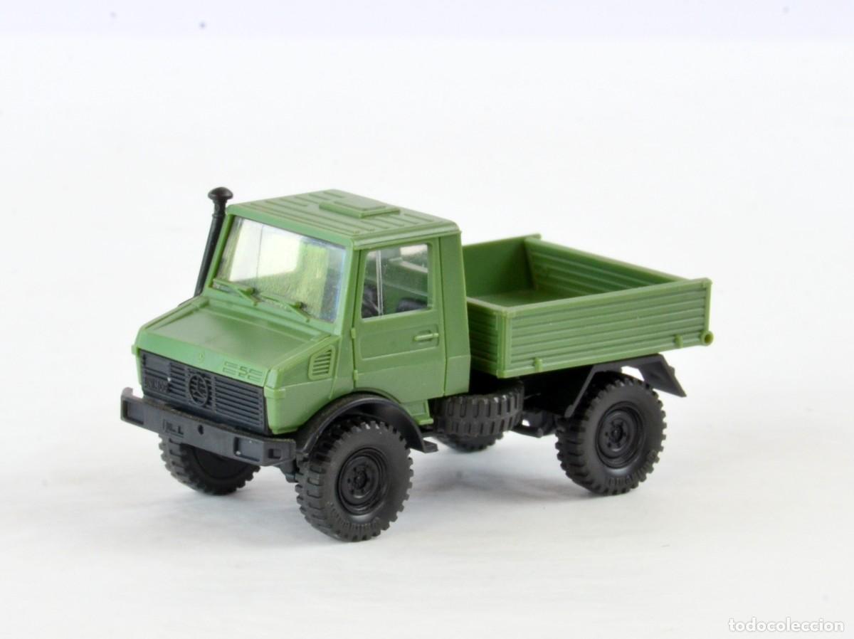 Coches a escala: Roco Escala 1:87 H0 Unimog Verde