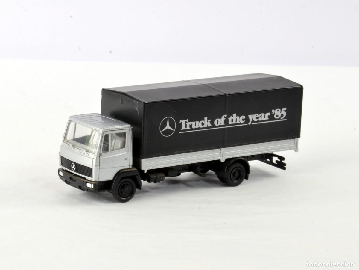Coches a escala: Herpa Escala 1:87 H0 Mercedes Benz LN2 Truck of the Year 1985