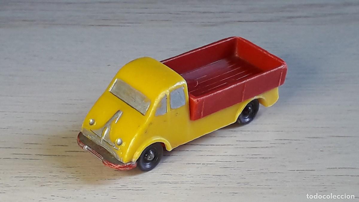 Coches a escala: Camioneta DKW F89 #2007 unverglast, pl&aacute;stico esc. 1/88 H0 1/87, Eko made in Spain, original a&ntilde;os 60.