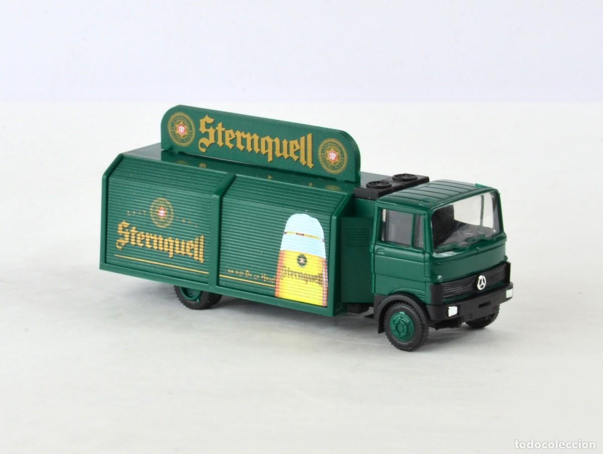 Coches a escala: Busch Escala 1:87 H0 Mercedes Benz LP809 Sternquell Impecable con Caja