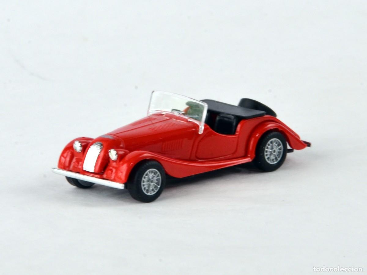Coches a escala: Busch Escala 1:87 H0 Morgan Plus 8 Rojo Impecable con Caja