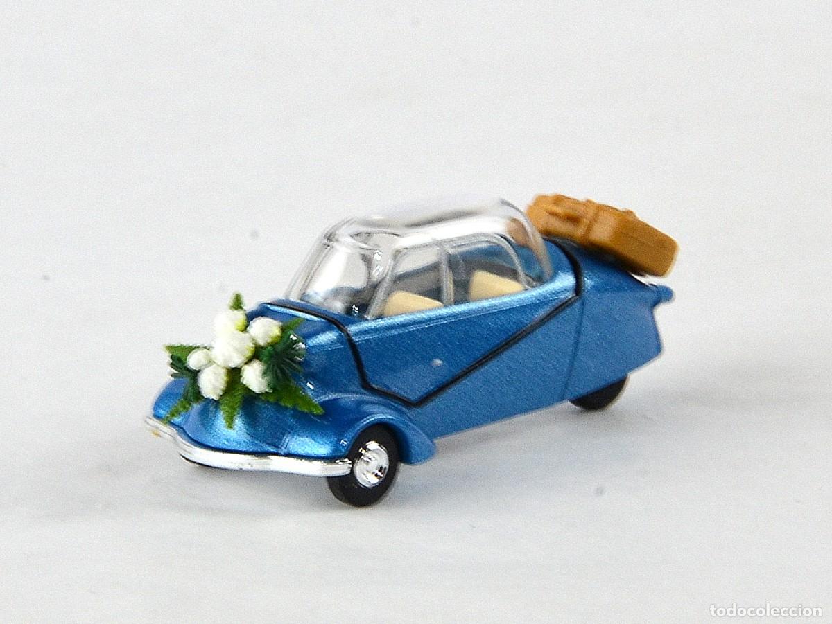 Coches a escala: Busch Escala 1:87 H0 Messerschmitt KR200 Boda Impecable con Caja