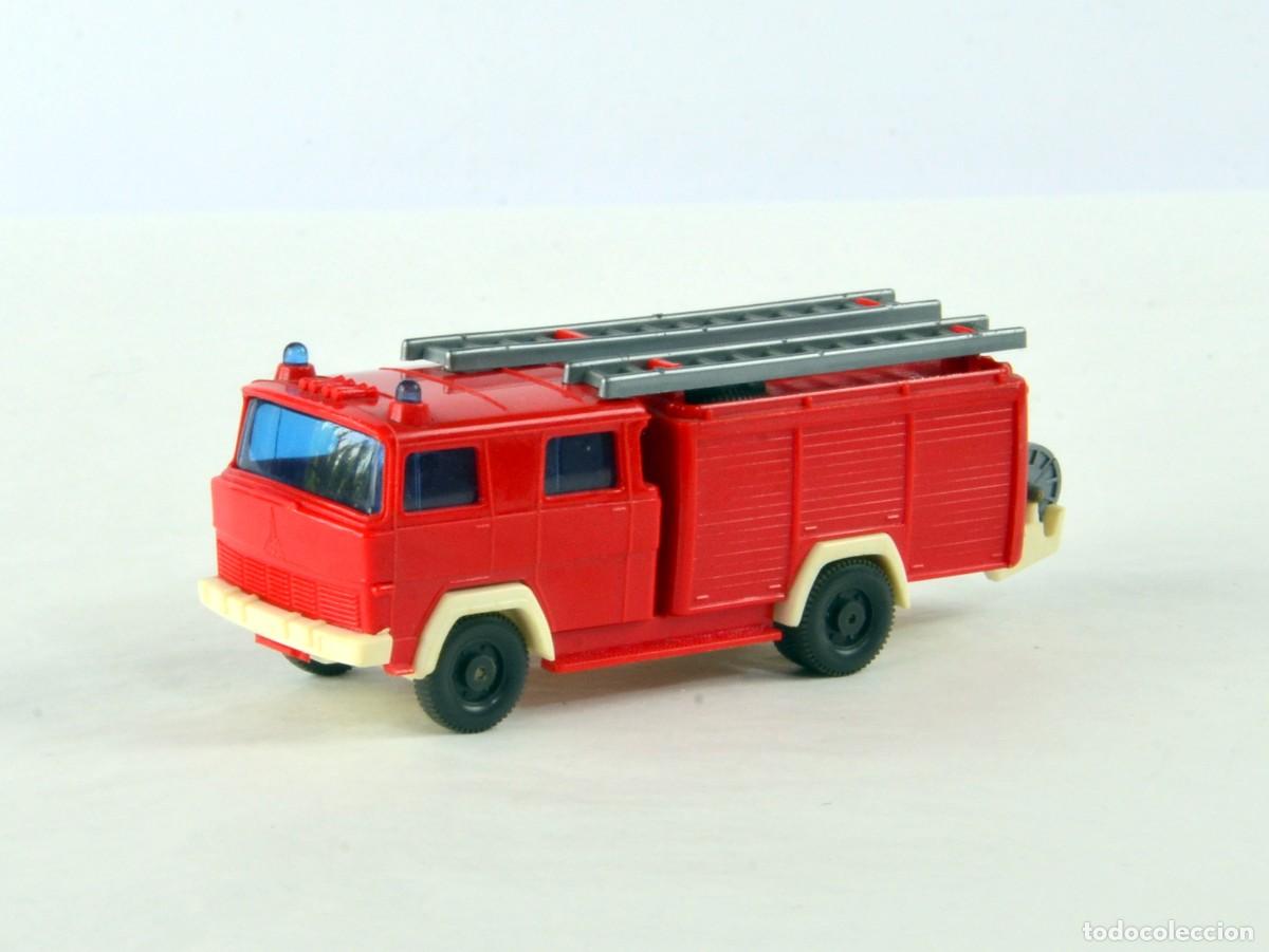 Coches a escala: Wiking Escala 1:87 H0 Cami&oacute;n de Bomberos LF16 Magirus Deutz