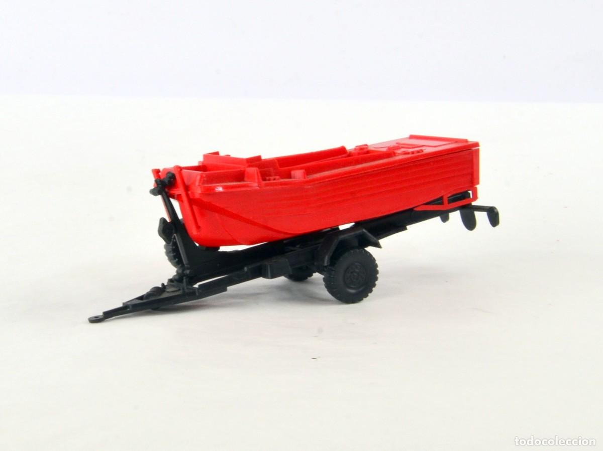 Coches a escala: Roskopf Escala 1:87 H0 Lancha Bomberos con Remolque