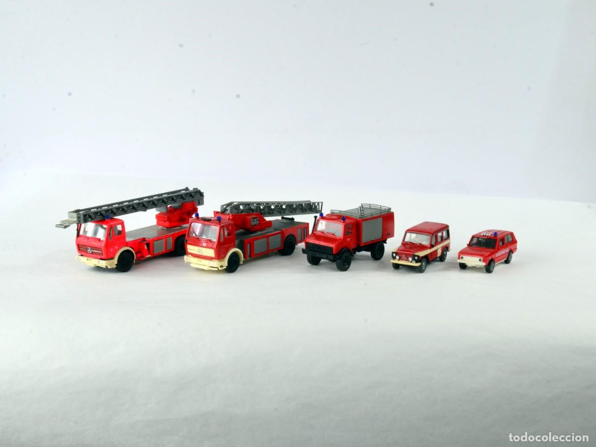 Coches a escala: Escala 1:87 H0 Lote Bomberos para Arreglar