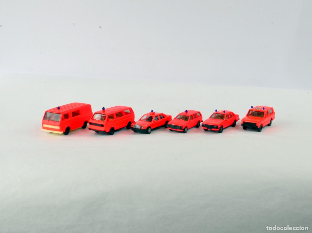 Coches a escala: Escala 1:87 H0 Lote Bomberos Herpa
