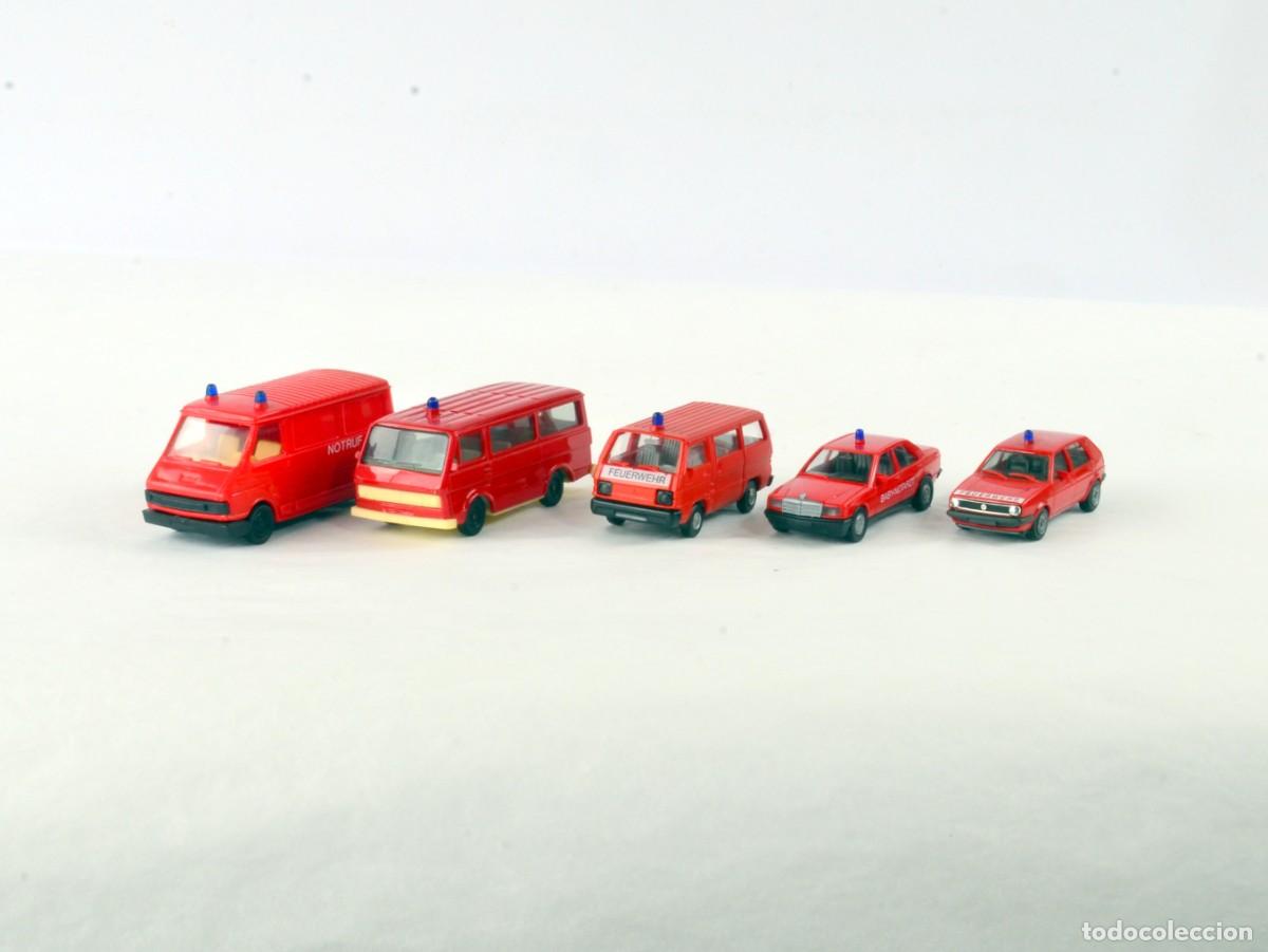 Coches a escala: Escala 1:87 H0 Lote Bomberos Herpa Rietze Pralin&eacute;