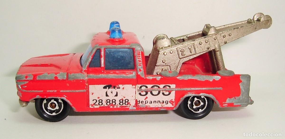 Coches a escala: DESGUACE CAMIONETA PICK-UP DODGE GRUA MAJORETTE ESCALA 1:80 LOTE 19