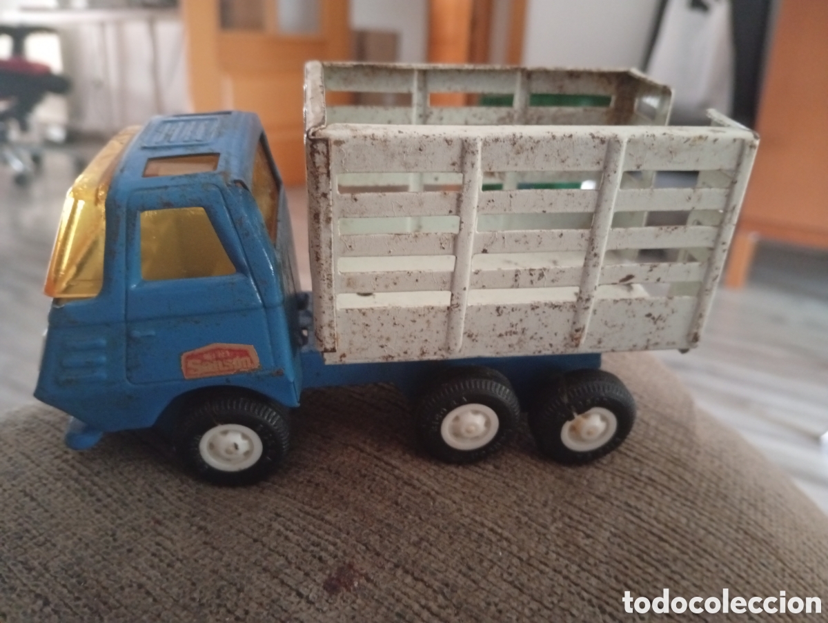 Coches a escala: Cami&oacute;n metal sanson buen estado
