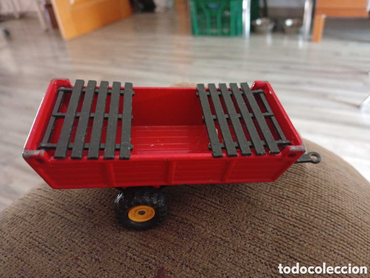 Coches a escala: Remolque tractor majorette perfecto estado