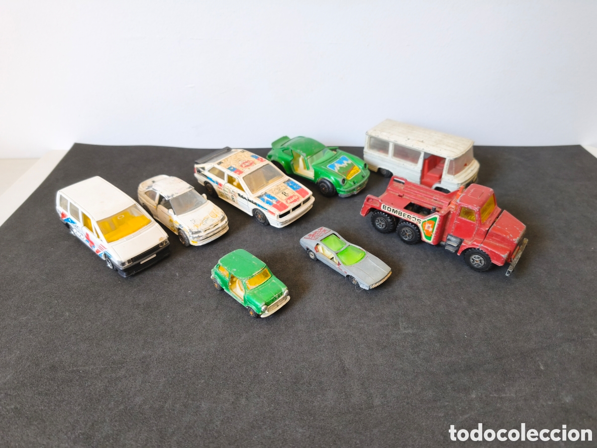Coches a escala: Lote guisval Mini Porsche Audi Quattro Ford Renault Mercede furgoneta