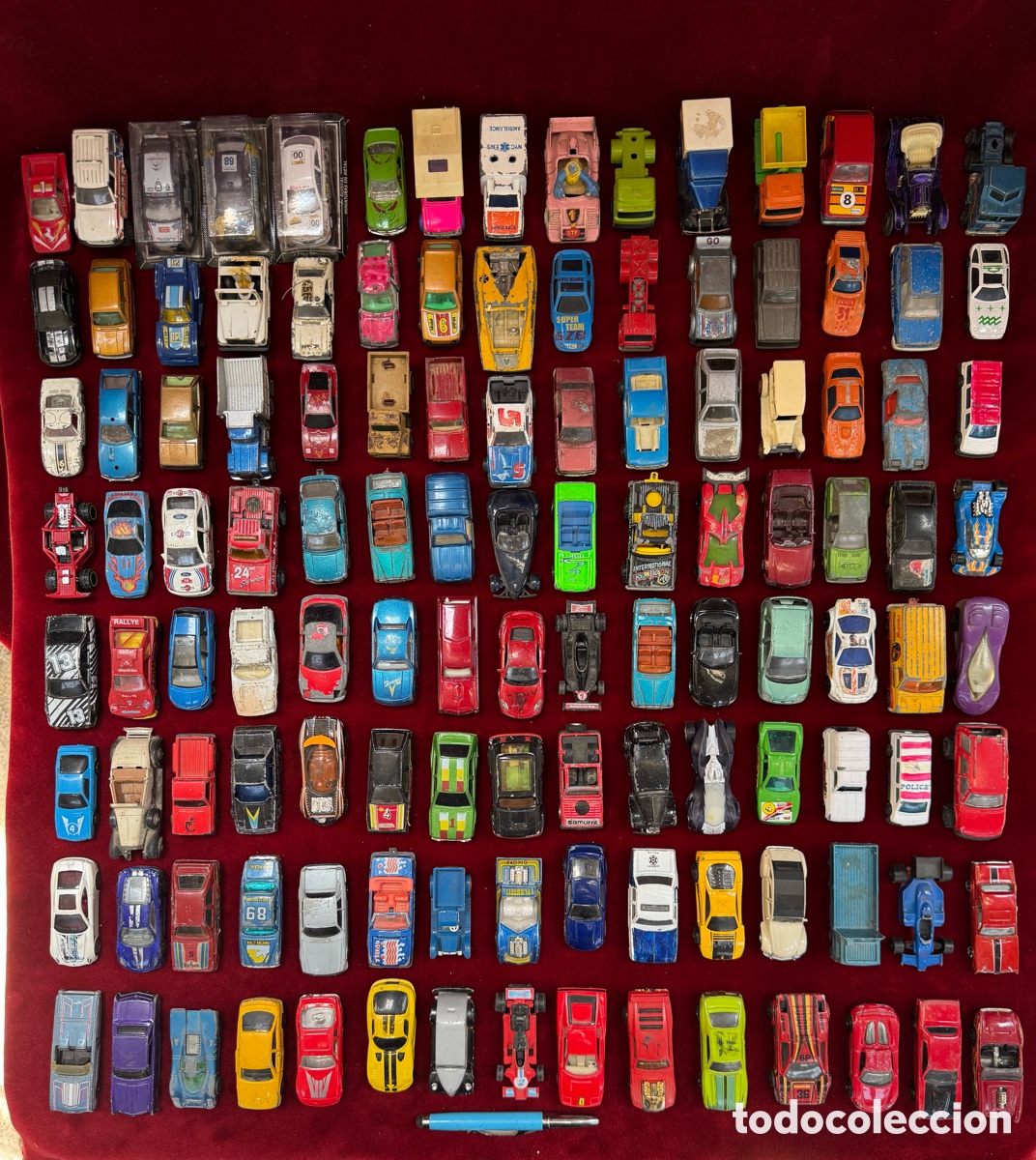 Coches a escala: Enorme lote +100 coches en miniatura! Diferentes marcas como Majorette, Guisval, Mira, etc!