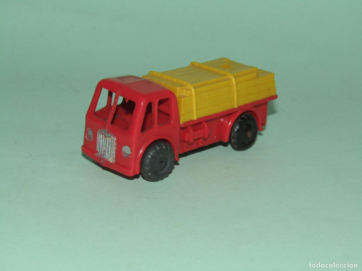 Coches a escala: Antiguo Cami&oacute;n en Pl&aacute;stico Super R&iacute;gido y Metal Mecanismo a Fricci&oacute;n de MINIC de TRI-ANG - A&ntilde;o 1950s