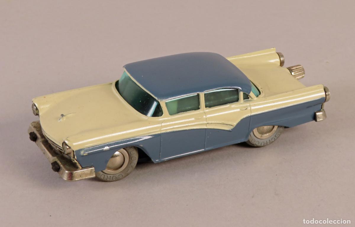 Coches a escala: Ford Micro Racer Schuco 1045 Made Western Germany a&ntilde;os 60 a cuerda funciona