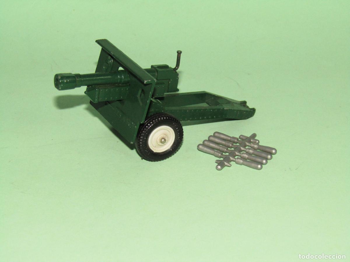 Coches a escala: Antiguo Ca&ntilde;&oacute;n HOWITZER 25 PDR GUN de BRITAINS Made in England
