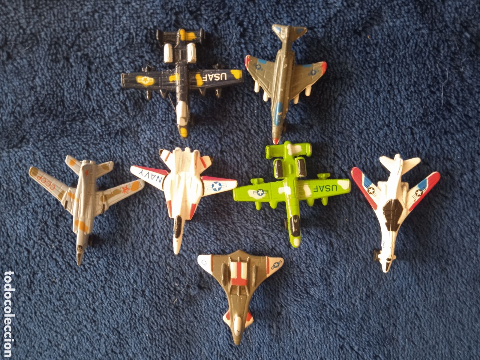 Auto in scala: MICRO MACHINES MICROMACHINES - LOTE 7 AVIONES DE METAL