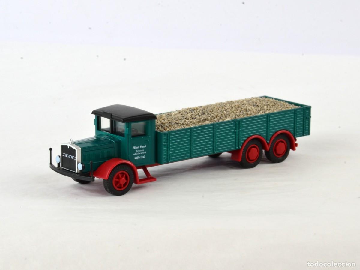 Carros em escala: M&auml;rklin Escala 1:87 H0 Cami&oacute;n Hist&oacute;rico MAN S1 H6 Alfred Moeck