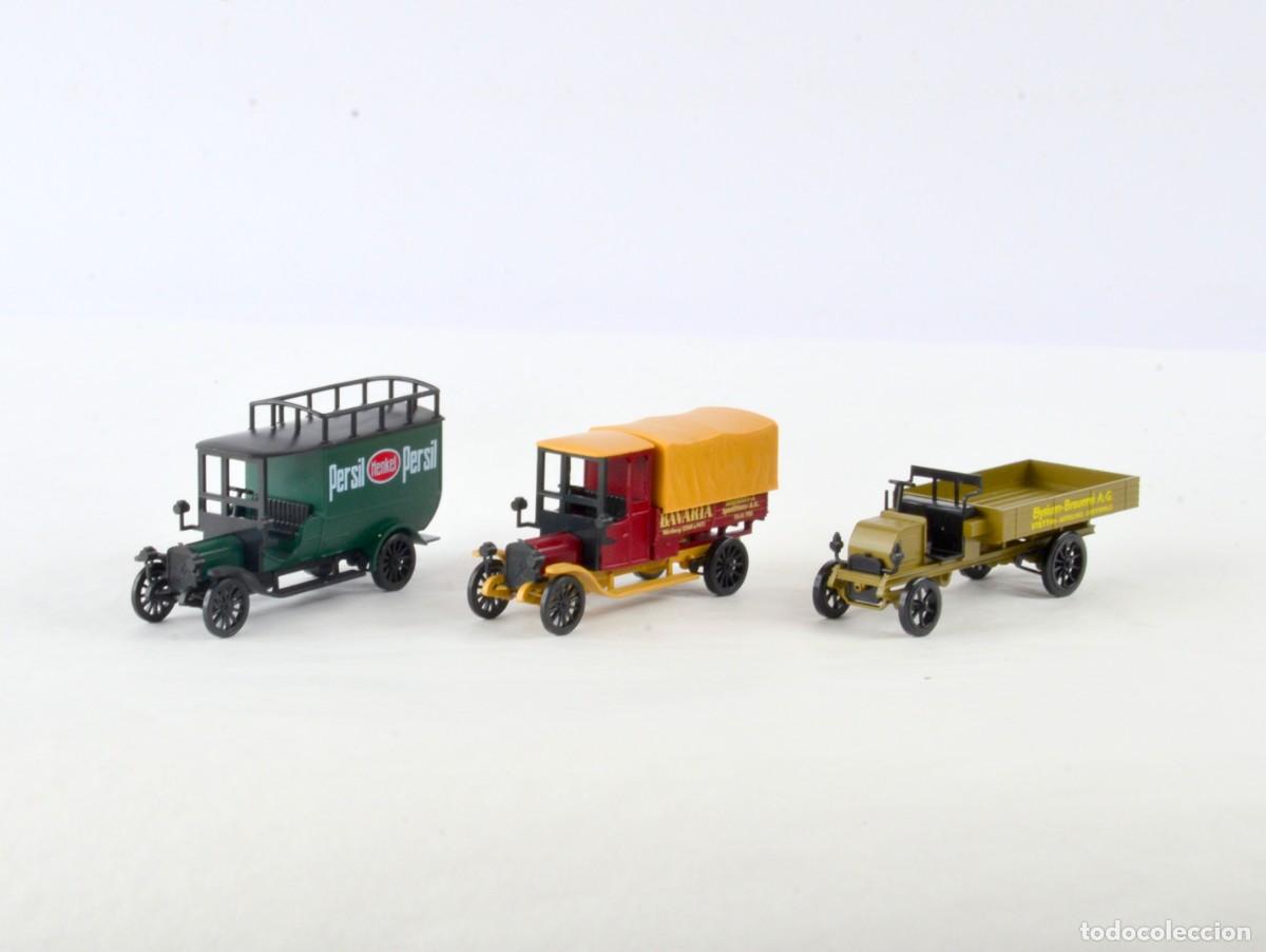 Coches a escala: M&auml;rklin Escala 1:87 H0 1894 Set de Camiones Hist&oacute;ricos Impecable con Caja