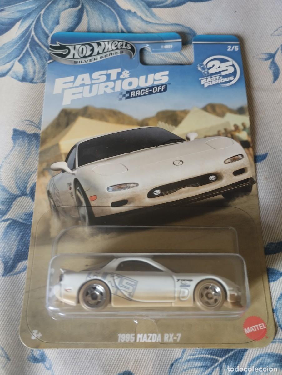 Coches a escala: Hot wheels fast furious Mazda rx7