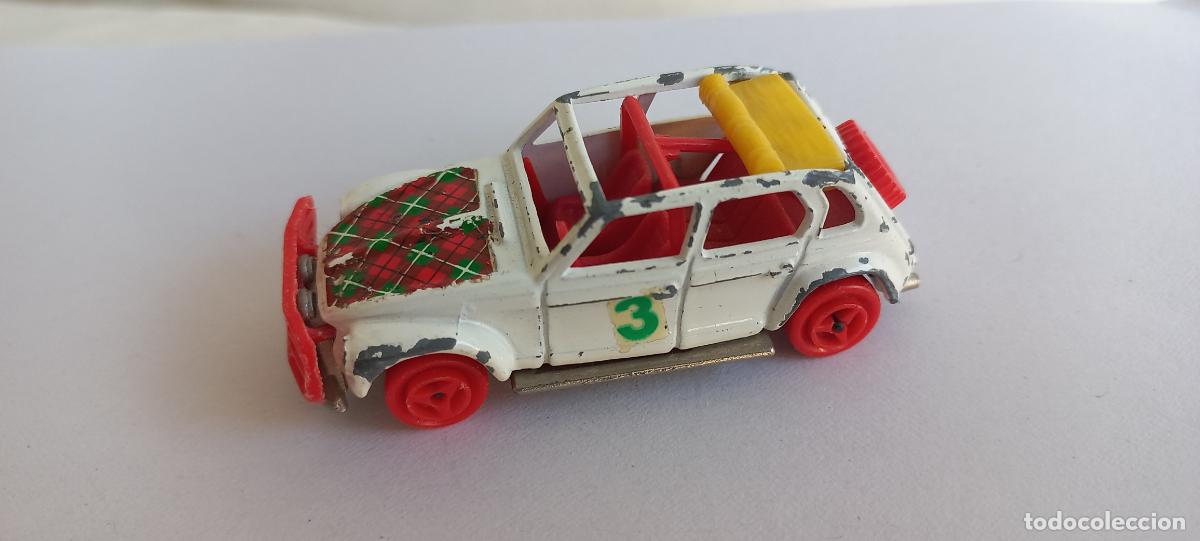 Coches a escala: Majorette modelo Citro&euml;n 2 CV Dyane Raid (referencia 231) en escala 1:60. Rally. Coche miniatura