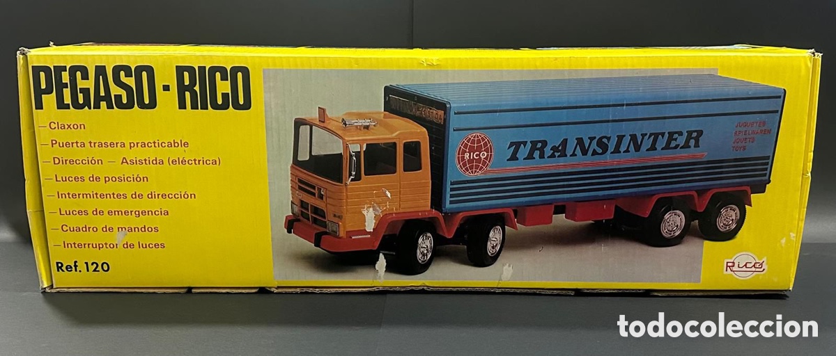 Coches a escala: CAMI&Oacute;N PEGASO RICO TRANSINTER FUNCIONANDO CON SU CAJA Y EN EXCELENTE ESTADO