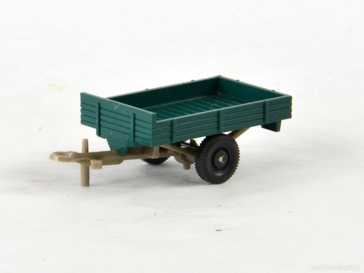 Coches a escala: Wiking Escala 1:87 H0 Antiguo Remolque Agr&iacute;cola Allgaier 1958 - 83