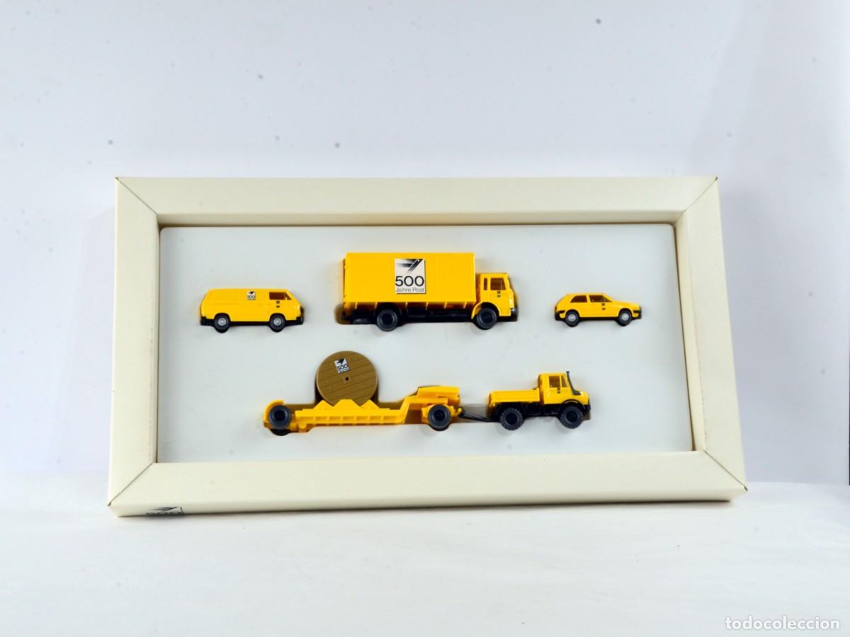 Coches a escala: Wiking Escala 1:87 H0 Set 500 Jahre Post Impecable con Caja