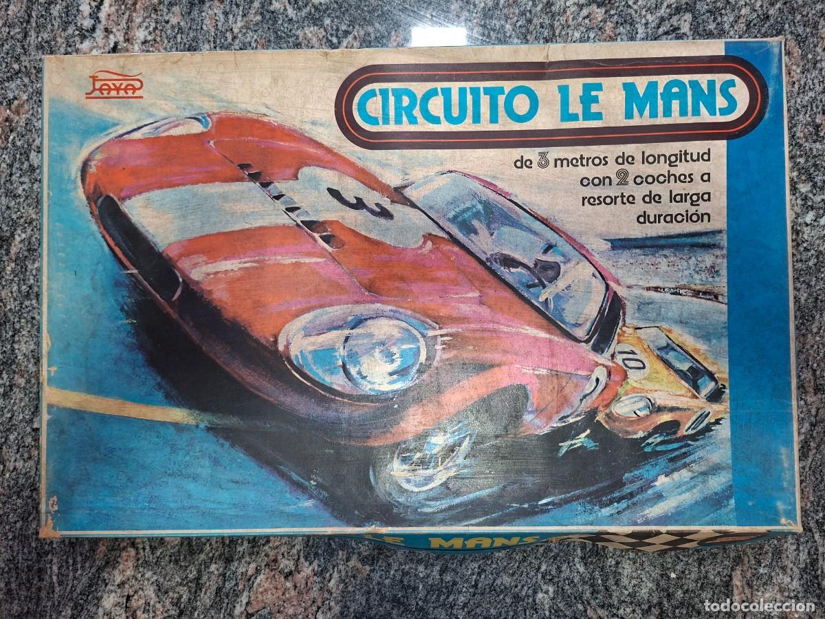 Coches a escala: Circuito LE MANS con los coches a resorte PAY&Aacute;, originales: Maserati y Seat 600. Ref. 299. A&ntilde;os 60