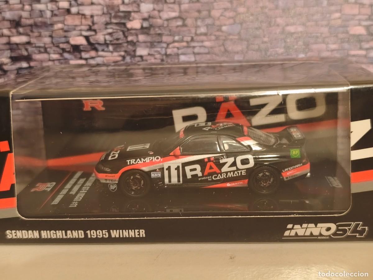 Auto in scala: Endurance. Nissan Skyline GTR (R33). Sendai Winner 1995. Inno 1/64. Leer bien descripci&oacute;n