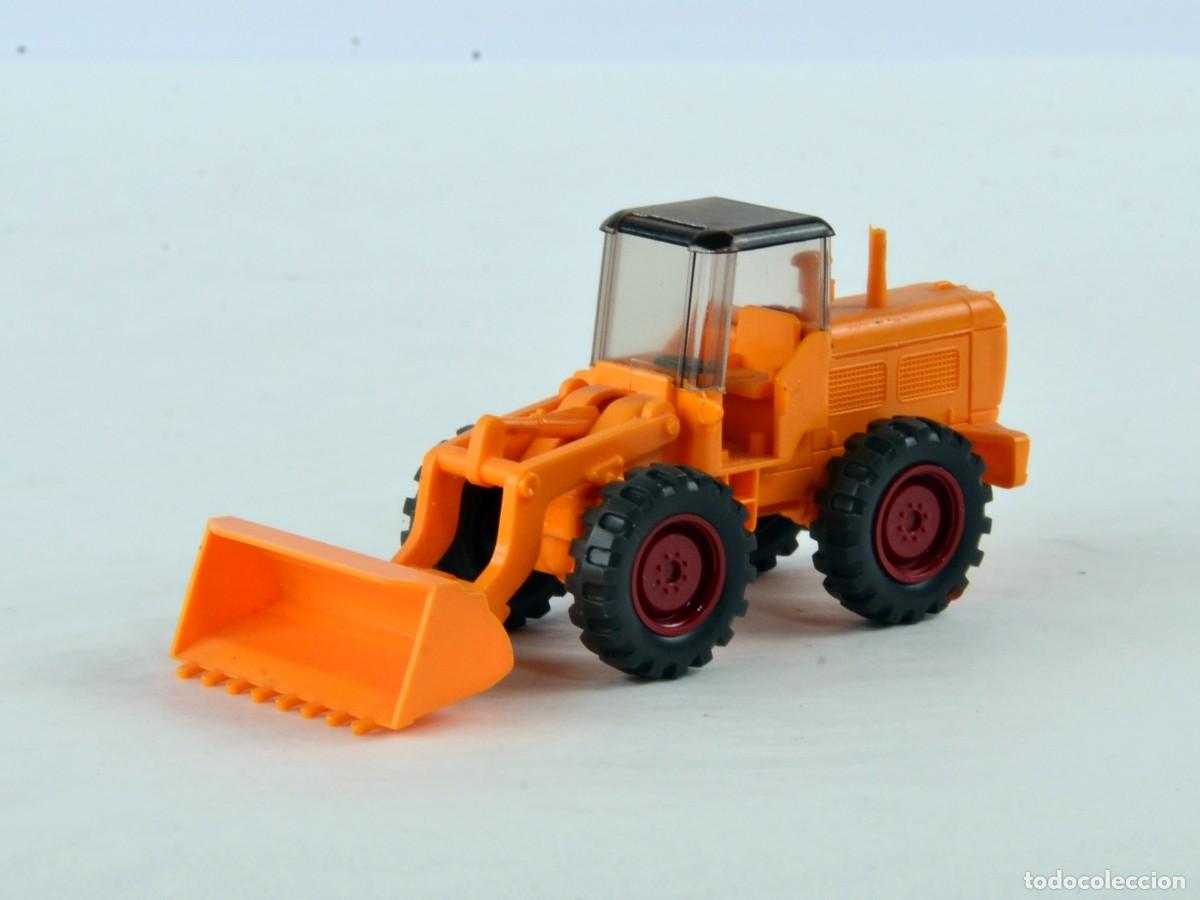 Coches a escala: Wiking Escala 1:87 H0 Pala Cargadora Naranja