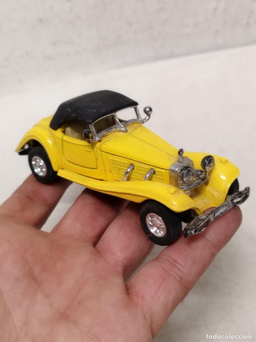 Coches a escala: Coche de juguete Mercedes Benz 500 K. Welly. Retr&aacute;ctil.