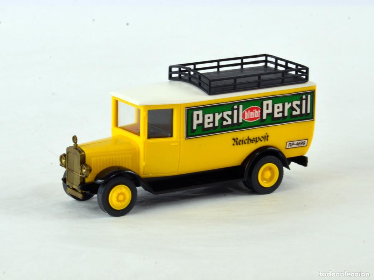 Coches a escala: Roskopf Escala H0 1:87 Mercedes Benz L2 Reichspost Persil