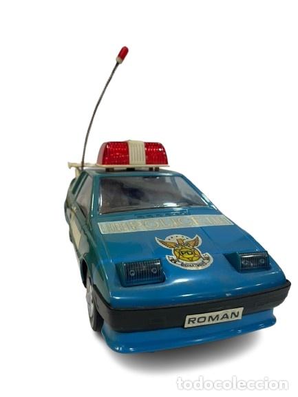 Coches a escala: Coche de Polic&iacute;a Vintage Roman Bumper Car - Juguete Retro