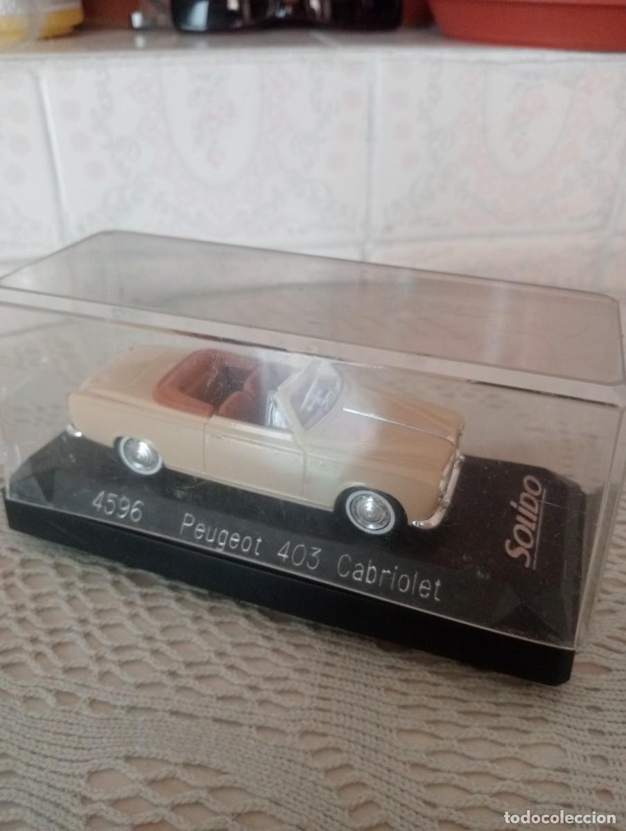 Coches a escala: Peugeot 403 cabriolet Solido