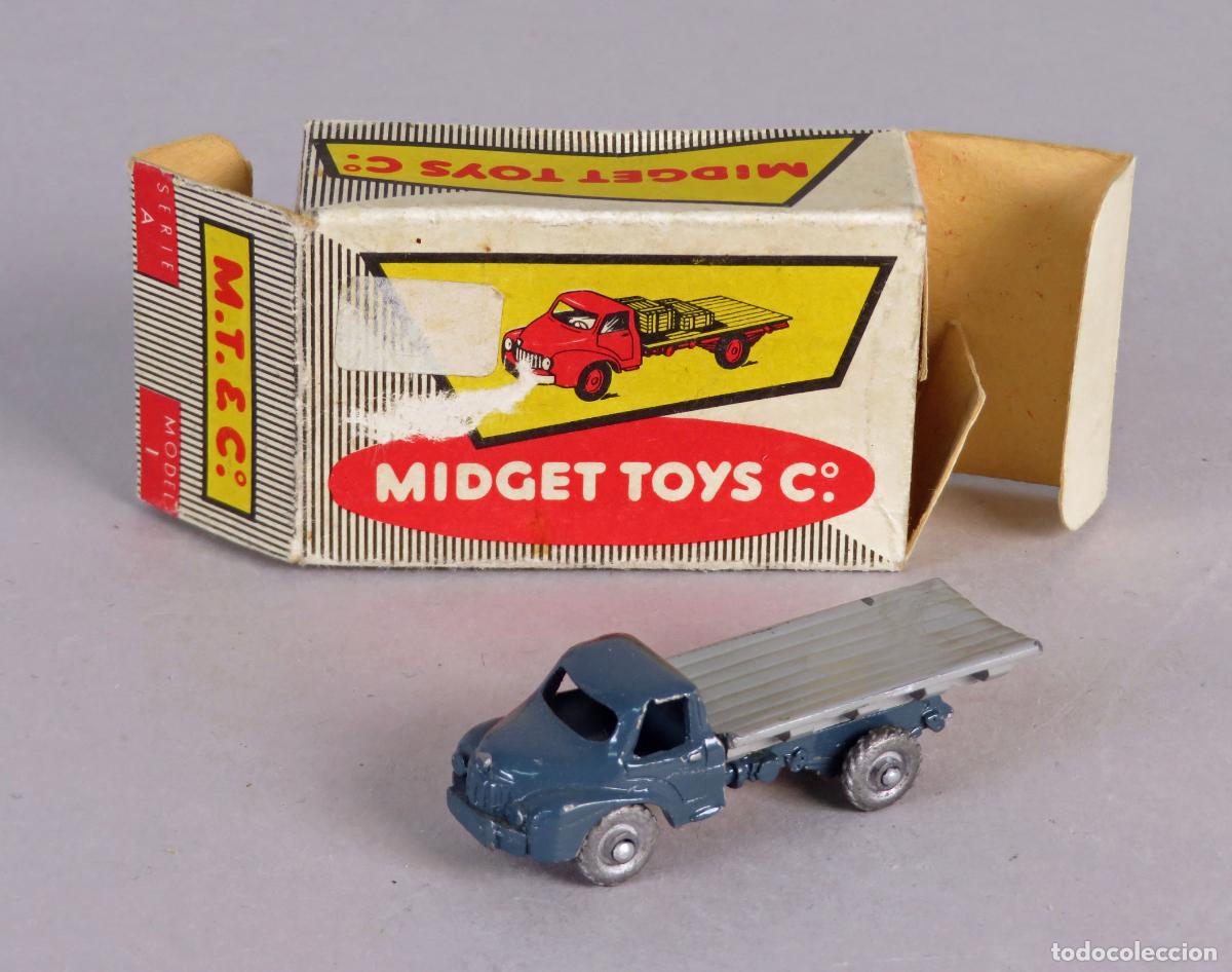 Coches a escala: Cami&oacute;n transporte Midget Toys truck transport 1/87 con caja a&ntilde;os 50 - 60