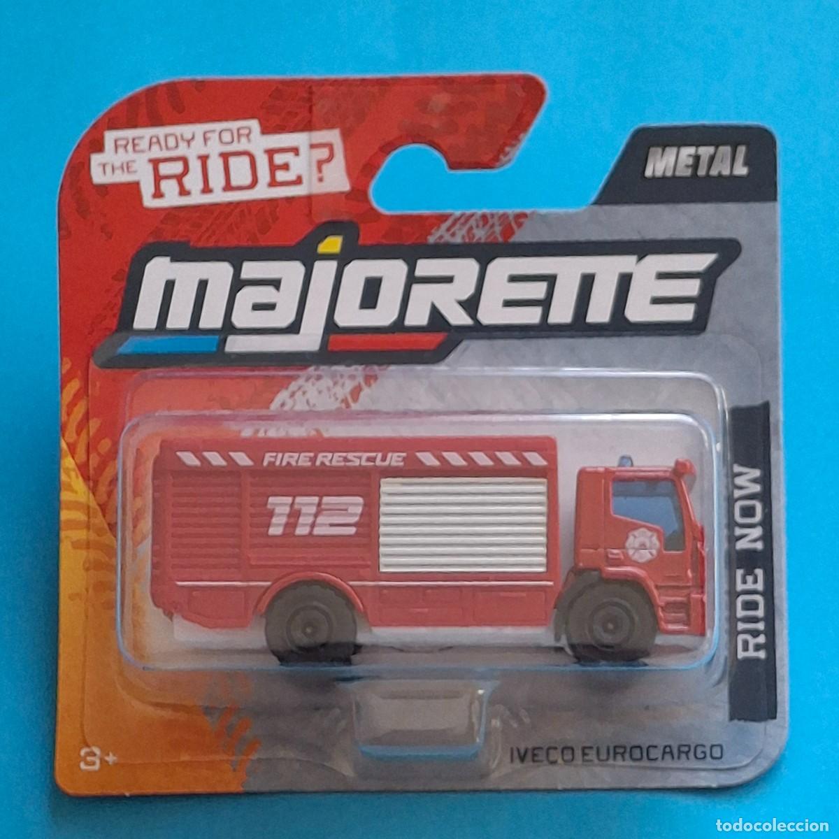 Coches a escala: MAJORETTE - STREET CARS - IVECO EUROCARGO CAMION BOMBEROS - NUEVO EN BLISTER - 1/64
