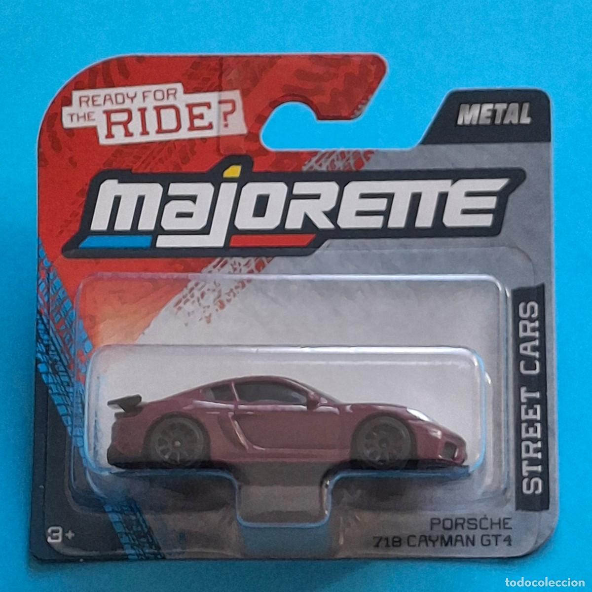 Coches a escala: MAJORETTE - STREET CARS - PORSCHE 718 CAYMAN GT4 - NUEVO EN BLISTER - 1/64