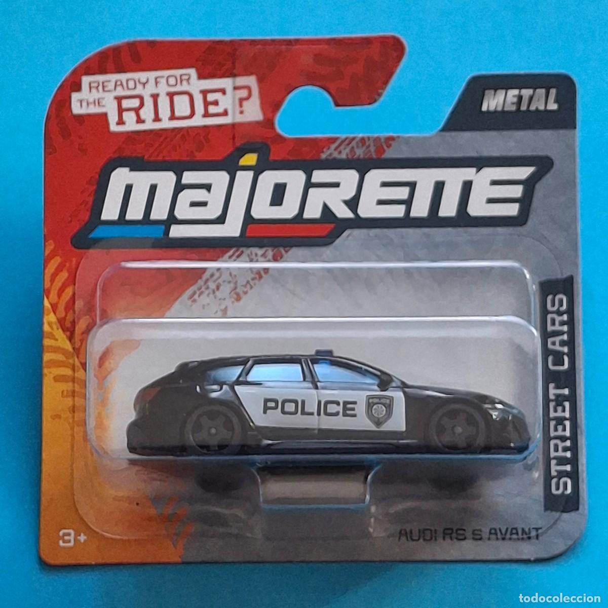 Coches a escala: MAJORETTE - STREET CARS - AUDI RS 6 AVANT RS6 POLICIA POLICE - NUEVO EN BLISTER - 1/64